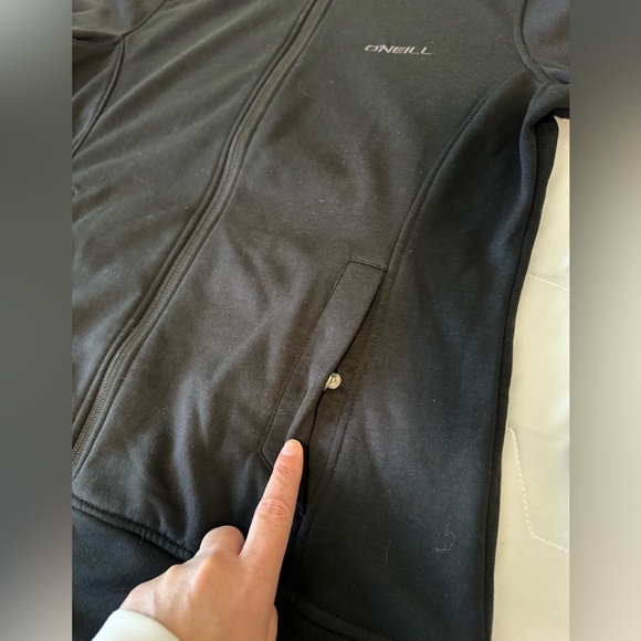 O’NEILL Performance Fleece Jacket Black L Large - Picture 3 of 8